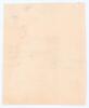 John Richmond Gunn. Nottinghamshire, London County & England 1896-1925. Single page handwritten letter in ink dated 25th June 1903 on Nottinghamshire C.C.C. headed paper. Gunn is writing, presumably to Lord&rsquo;s, confirming he &lsquo;shall be pleased to play Gentl - 2
