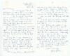 Alexander John &lsquo;Sandy&rsquo; Bell. Western Province, Rhodesia & South Africa 1925-1939. Two page handwritten letter in blue biro on ruled paper from Bell with very good cricket content relating to &lsquo;Bodyline&rdquo;. Dated 22nd January 1971 and writing from East London