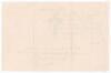 William Gunn, Nottinghamshire and England 1880-1904. Handwritten note on &lsquo;Gunn & Moore&rsquo; headed memorandum sheet, undated, responding to a request from a lady collector for his signature. &lsquo;I have much pleasure in responding to your wish to possess my autog - 2