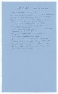 William George &lsquo;Willie&rsquo; Quaife. Warwickshire, Griqualand West & England 1894-1928. Large sheet of &lsquo;ledger&rsquo; size paper (9.5&rdquo;x15.5&rdquo;), very nicely signed in ink to the top of the page by Quaife with his date of birth 17th March 1872, who has then proceeded t