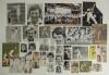 Test and County cricket signatures 1950s-1980s. A good selection of over fifty signatures, the majority signed to magazine cuttings with the odd signature on card. Signatures include Tony Lewis, Kim Barnett, Jack Bond, Norman Gifford, Dennis Amiss, Pat Po