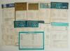 Cricket miscellany. A selection of album pages, scorecards, programmes and collectors cards. Includes two earlier individual signatures each on piece laid down, one in ink of Dudley Nourse (South Africa), the other in pencil of J.W. Hearne (Middlesex & En - 2