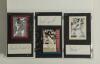 International Test and County cricketers 1930s-2000s. A large nicely presented album comprising over eighty individual signatures of Test and County cricketers, mainly modern 1970s-2000s with a few earlier. The majority are signed to white card or the odd - 3