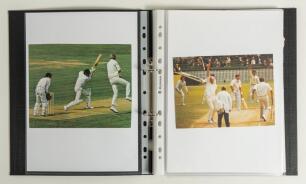 New Zealand tours to England 1973 & 1978. Black binder containing a profuse collection of over 130 press and magazine cuttings signed by featured New Zealand players. Signatures include Congdon, Pollard, Collinge, Dayle & Richard Hadlee, Turner, Edgar, G.