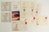Sri Lanka inaugural Test match 1981/82. A selection of items relating to Sri Lanka&rsquo;s first ever Test match, v England at Colombo, 17th- 21st February 1982. Includes two official press passes issued to V. and D. Selwood for the first day&rsquo;s play, one signed