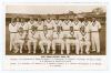 West Indies tour of England 1957. Sepia real postcard of the West Indies touring team to England. Nicely signed to verso by all seventeen members of the touring team in ink. Signatures are Goddard (Cpt), Walcott, Alexander, Asgarali, Atkinson, Dewdney, Ga - 2