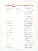 West Indies tour to Australia 1975/76. Rare official autograph sheet with printed title and players&rsquo; names. Nicely and fully signed by all nineteen members of the touring party.