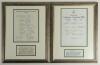 England 1979/80 and 1993. Two official England autograph sheets, one for the tour to Australia & India 1979/80 fully signed by all twenty listed members of the touring party in ink. Players&rsquo; signatures are Brearley (Captain), Willis, Bairstow, Botham, Boy