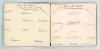 Arthur Fielder. Kent & England 1900-1914. M.C.C. tour of Australia 1903/04. Large black autograph book with gilt page edges belonging to Fielder, on his first overseas tour with the England team, and used by him to obtain signatures of passengers, players - 7