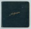 Arthur Fielder. Kent & England 1900-1914. M.C.C. tour of Australia 1903/04. Large black autograph book with gilt page edges belonging to Fielder, on his first overseas tour with the England team, and used by him to obtain signatures of passengers, players - 9