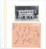 Essex C.C.C. &lsquo;1954-55&rsquo; & 1959. Two album pages, one signed in blue ink/ biro by thirteen, the other by eleven members of Essex teams. Signatures include Insole, Vigar, Preston, Gibb, Evans, Horsfall, Bailey, Greensmith, Knight, Bailey, B. Taylor, R. Smith