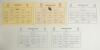 Hampshire C.C.C. 2001-2010. Ten official autograph sheets for seasons 2001 (26 signatures), 2002 (26), 2003 (21), 2004 (22), 2005 (24), 2006 (25), 2007 (27), 2008 (24), 2009 (24) and 2010 (two copies, 22 signatures on each). Signatures include R. Smith, K
