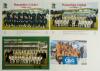 Hampshire C.C.C. 2001-2010. Ten official autograph sheets for seasons 2001 (26 signatures), 2002 (26), 2003 (21), 2004 (22), 2005 (24), 2006 (25), 2007 (27), 2008 (24), 2009 (24) and 2010 (two copies, 22 signatures on each). Signatures include R. Smith, K - 3
