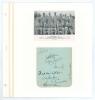 Leicestershire C.C.C. c.1951, 1954 and 1956. Three album pages comprising signatures of Leicestershire teams. One signed in ink by nine members of the team c.1951, one by eleven of 1954, the other by thirteen of the 1956 team. Signatures include Berry, Wa