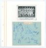 Somerset C.C.C. 1955, 1956 and c.1957. Three album pages comprising signatures in ink of Somerset teams of 1955 (thirteen signatures), 1956 (12) and c.1957 (12). Signatures include Tordoff, Stephenson, Wight, Tripp, Lobb, Hall, Lawrence, McMahon, Tremlett