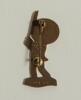 &lsquo;Sussex C.C.C.&rsquo; Robertson&rsquo;s Golden Shred Golly badge c1936/1939. A 1.5&rdquo; enamelled metal lapel Golly badge showing a cricketer batsman with &lsquo;Golden Shred&rsquo; slogan to chest and &lsquo;Sussex&rsquo; to scroll below. Maker&rsquo;s stamp &lsquo;H.W.Miller Ltd B&rsquo;Ham&rsquo; to back of the bad - 2