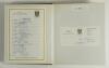 County autograph sheets 1993. Large album with a nicely presented collection of autograph sheets and team photographs, some with accompanying letters and compliment slips responding to requests. Includes nine fully signed autograph sheets for Durham (24 s