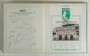 County autograph sheets 1993. Large album with a nicely presented collection of autograph sheets and team photographs, some with accompanying letters and compliment slips responding to requests. Includes nine fully signed autograph sheets for Durham (24 s - 3
