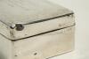 Albert Edward Relf. Sussex, Auckland & England 1900-1921. Silver cigarette box presented to Albert Relf in cricket season 1925-1926 by W.D.S. May of behalf of the Wellington Collage XI. The engraved inscription to the box lid reads &lsquo;A.E. Relf from W.D.S. - 3