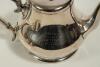 Maurice William Tate. Sussex & England 1912-1937. E.P.B.M. silver plated tea set, comprising of a teapot, sugar bowl and milk jug. Engraved to the teapot is the following inscription &lsquo;Johnnie Walker Trophy. Presented to M.W. Tate, Adelaide 1925&rsquo;. The suga - 3