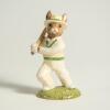 &lsquo;Out for a Duck&rsquo;. Royal Doulton &lsquo;Bunnykins&rsquo; figure of a rabbit batsman 1995. Limited edition of 1250. 4&rdquo; tall. VG