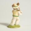 &lsquo;Out for a Duck&rsquo;. Royal Doulton &lsquo;Bunnykins&rsquo; figure of a rabbit batsman 1995. Limited edition of 1250. 4&rdquo; tall. VG - 2