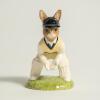 &lsquo;Wicket-keeper&rsquo;. Royal Doulton &lsquo;Bunnykins&rsquo; figure of a rabbit wicketkeeper 1994. Limited edition of 1000. 4&rdquo; tall. Very good condition