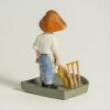 Kinsella. Ceramic ashtray with &lsquo;Kinsella&rsquo; boy batsman wearing floppy hat and holding bat, stumps to side, after Kinsella c1930&rsquo;s. Minor wear to figure otherwise in good condition - 2