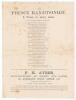 Kumar Shri Ranjitsinhji. Cambridge University, Sussex, London County & England 1893-1920. Albert Craig. &lsquo;Cricket Rhymester&rsquo; 1896. Original single page broadsheet of a poem by Craig titled &lsquo;To Prince Ranjitsinhji. A Prince in every sense&rsquo;. The poem relates