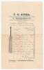 Kumar Shri Ranjitsinhji. Cambridge University, Sussex, London County & England 1893-1920. Albert Craig. &lsquo;Cricket Rhymester&rsquo; 1896. Original single page broadsheet of a poem by Craig titled &lsquo;The Prince At It Again. Makes his Eighth Century of the present se - 2