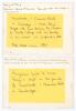 Kumar Shri Ranjitsinhji. Cambridge University, Sussex, London County & England 1893-1920. Early original four page menu with pictorial wrappers for the &lsquo;Complimentary Dinner to Kumar Shri Ranjitsinhji&rsquo; held at the Guildhall, Cambridge, 29th September 1896 - 4