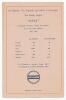 Kumar Shri Ranjitsinhji. Cambridge University, Sussex, London County & England 1893-1920. &lsquo;Ranji Centenary Celebrations 1972&rsquo;. Official folding scorecard produced by the Indian Oil Corporation for Board President&rsquo;s XI v Ranjit XI played at Jamnagar 10th- - 3