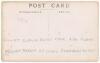 &lsquo;Sussex&rsquo; 1910. Early original sepia real photograph postcard of the Sussex team seated and standing in rows wearing cricket attire, caps and blazers. Players are Chaplin (Captain), Heygate, Butt, Cartwright, R.R. Relf, Vincent, Killick, A.E. Relf, Vine, C - 2