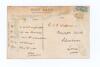 &lsquo;Kent v Sussex at Hastings&rsquo; 1904. Early original sepia real photograph postcard depicting play in progress for the drawn match at Hastings 29th- 31st August 1904. The postcard is addressed to the collector, C.I.S. Wallace, the correspondent describing pla - 2