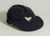 Dermot Alexander Reeve. Sussex, Warwickshire & England 1983-1996. Sussex navy blue 2nd XI cloth cricket cap worn by Reeve during his career. The cap embroidered with the single martlet emblem of Sussex. Previously sold by Knights as lot 325 in September 1