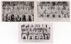 Glamorgan C.C.C. 1946-1948. Three mono real photograph plain back postcards of Glamorgan teams for seasons 1946, 1947 and 1948, the players depicted seated and standing in rows wearing cricket attire. All three with official stamp to verso for A. Wilkes &