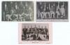 Hampshire C.C.C. 1901-1908. Three early original mono postcards of the Hampshire teams of 1901, 1904 and 1908, the players seated and standing in rows wearing cricket attire and assorted blazers and caps. The 1901 (plain back, publisher unknown) and 1908 
