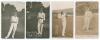 Charles Bennett &lsquo;Buck&rsquo; Llewellyn. Natal, Hampshire, London County & South Africa 1894-1912. Four early original sepia/ mono postcards of which three are real photographs. Each depicts Llewellyn wearing cricket attire in different full length poses. Includ