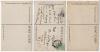 Lancashire and Leicestershire c.1910. Three early sepia real photograph postcards, two of Lancashire players, one of Leicestershire, all Rival Photograph Series with printed titles. Lancashire players are J.T. Tyldesley in batting pose (Series no. 1406), - 2