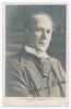 Alfred Lyttelton. Cambridge University, Middlesex & England 1876-1887. Early original sepia real photograph postcard of Lyttelton, head and shoulders in formal attire. Very nicely signed in black ink to the photograph &lsquo;Alfred Lyttelton&rsquo;. Printed title to 