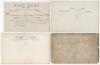 Nottinghamshire C.C.C. 1930-1939. Four original sepia real photograph postcards of Nottinghamshire teams of the 1930s, the players seated and standing in rows wearing cricket attire and blazers. Seasons are 1930, 1935, 1937, all by C.H. Richards of Nottin - 2