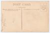 Robert Abel. Surrey & England 1881-1904. Sepia real photograph postcard of Abel in batting pose at the wicket wearing Surrey cap. Very nicely signed in black ink to the photograph &lsquo;Yours truly R. Abel&rsquo;. Very faint printed title to lower edge of photograph - 2
