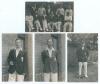 Surrey C.C.C. 1924. Original mono real photograph postcard of the Surrey team for the match v Sussex at Hove 20th- 22nd August 1924, the players seated and standing wearing cricket attire, some in blazers. Players are Fender (Captain), Fenley, Sadler, Pea