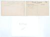 Bramall Lane, Sheffield. Original real photograph postcards of celebrations at the &lsquo;Empire Day Pageant 1907&rsquo; and &lsquo;Living Letters Coronation Pageant&rsquo; 1911, both held at Bramall Lane. Postcards by R. Sneath of Sheffield and J.W.M. Sold with a 1960&rsquo;s press - 2