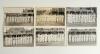 Yorkshire C.C.C. teams at Scarborough 1948 to 1960. Selection of six mono real photograph postcards and photographs of the team stood in front of the pavilion at Scarborough. The teams are 1948, 1950, 1953, 1955/56, 1958 and 1960. The 1948 image is a phot
