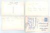 Test team tour postcards. Seven mono real photograph postcards of All-India 1932, West Indies 1933, New Zealand 1937, Pakistan 1954, South Africa 1955, South Africa (at Scarborough) 1960 and M.C.C. at Scarborough c1950&rsquo;s. Plus a colour postcard of Basque - 4