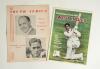 Test team tour postcards. Seven mono real photograph postcards of All-India 1932, West Indies 1933, New Zealand 1937, Pakistan 1954, South Africa 1955, South Africa (at Scarborough) 1960 and M.C.C. at Scarborough c1950&rsquo;s. Plus a colour postcard of Basque - 5