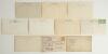 Australia, South Africa and West Indies tours to England 1907-1947. A selection of ten original team postcards, real photographs unless stated. Teams are Australia 1921, publisher unknown, wear and staining, 1926 printed, T. Bolland, 1930, J. Smith Bookst - 2