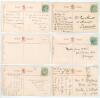 Davidson Bros. Series 6136 c.1905. Early comical cricket postcards. Full set of six Edwardian postcards, each of colour cartoons of a humorous cricket scene illustrating a cricket phrase or saying from originals by the artist Rene Bull. Titles are &lsquo;Well h - 2
