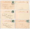 Davidson Bros. &lsquo;Cricket Illustrated&rsquo;, Series 2505 c.1903. Early comical cricket postcards. Full set of six Edwardian postcards, each of colour cartoons of a humorous cricket scene illustrating a well-known cricket phrase or saying by the artist &lsquo;Tom B&rsquo; (T - 2